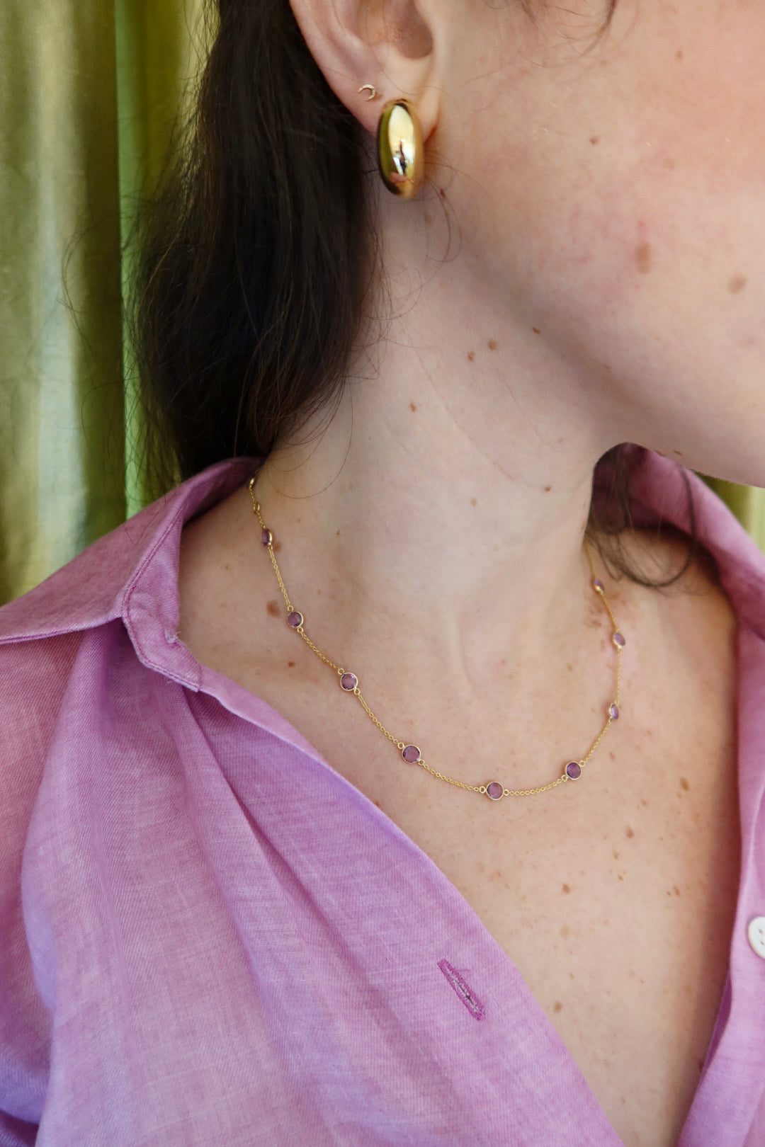 Amethyst By the Yard Necklace