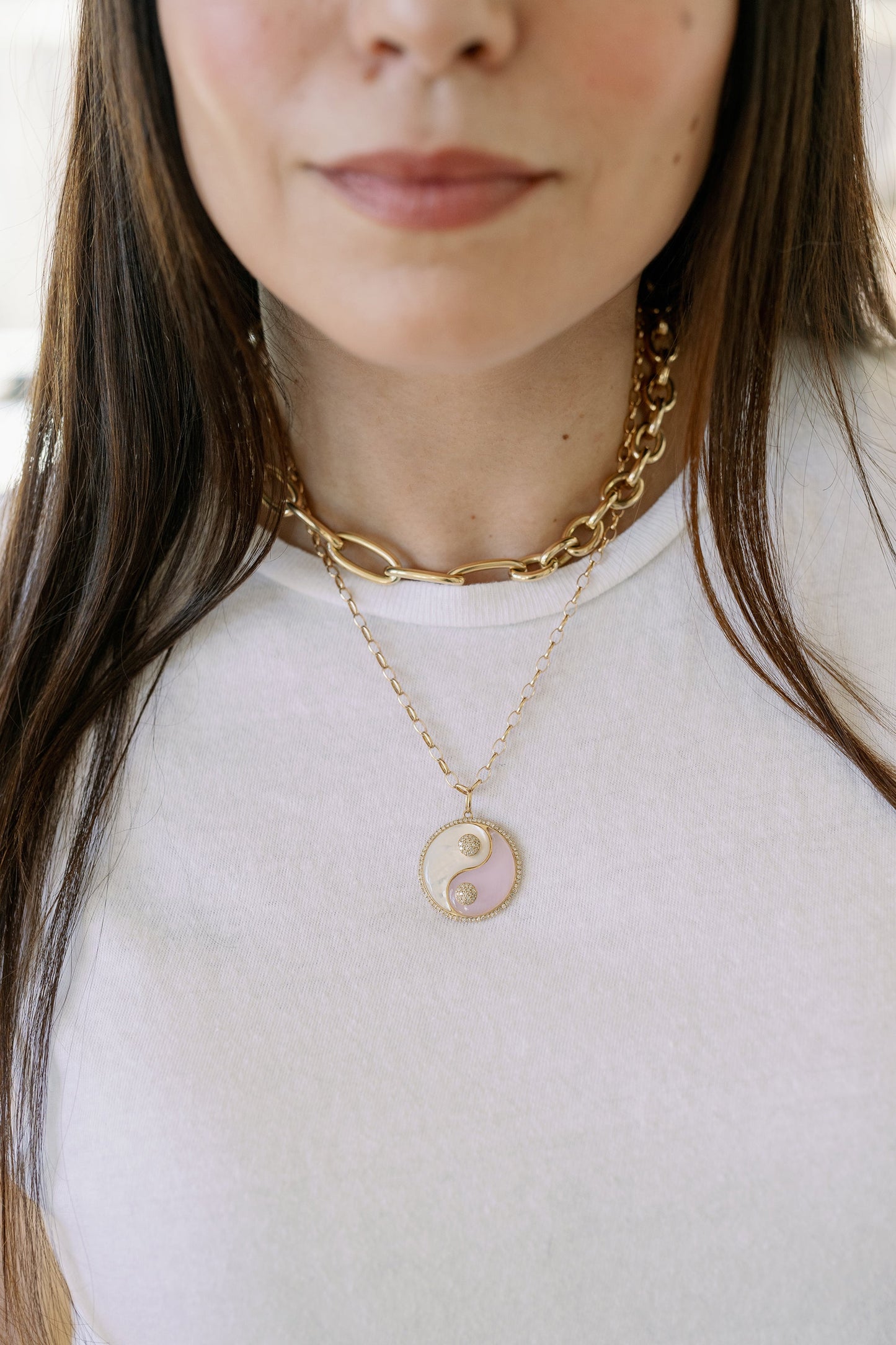 Pink Balance Necklace