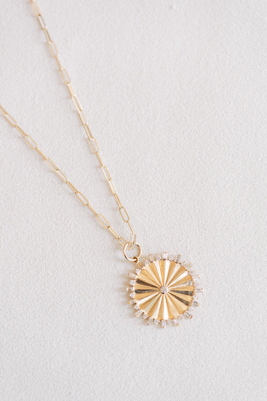 Bullet and Target Necklace