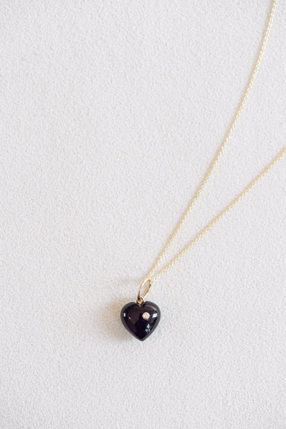 Puff Heart Necklace